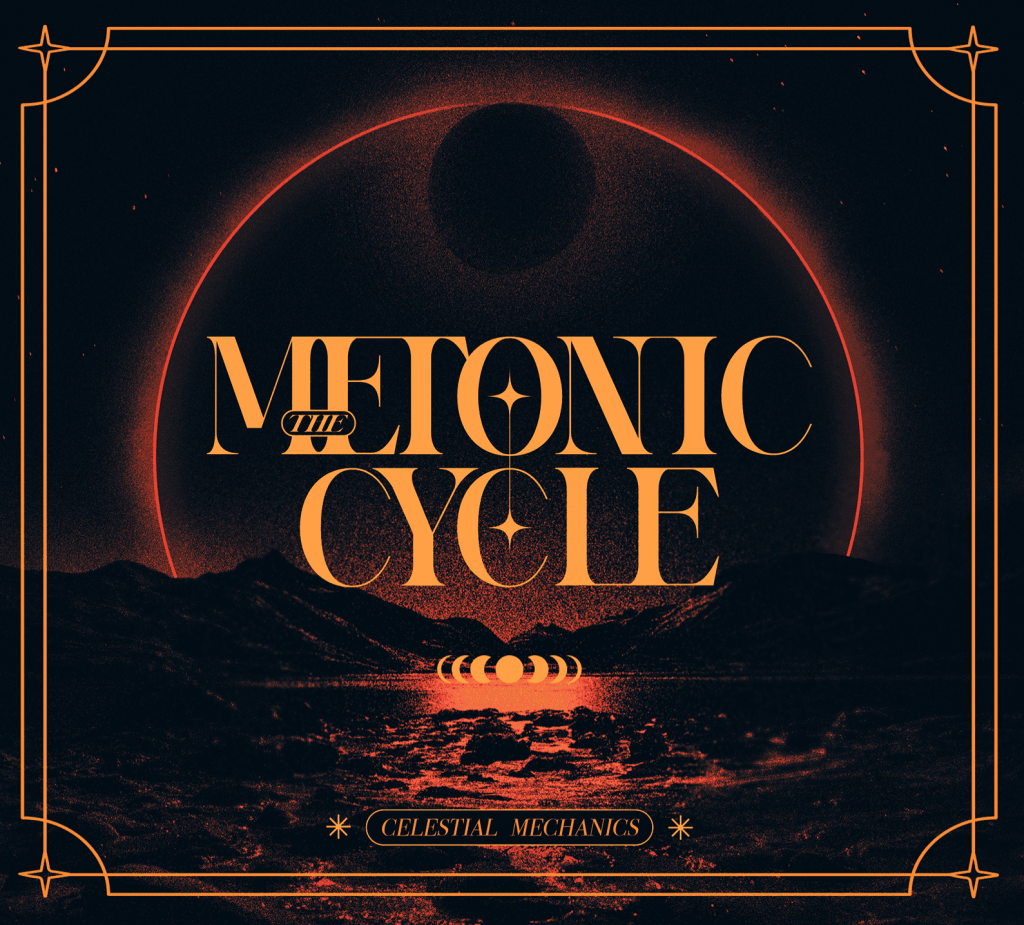 Pochette illustrant l'album Celestial Mechanics par le groupe The Metonic Cycle (benjamin lamy musique et discographie)